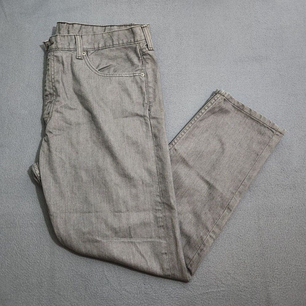 Levi's 508 Jeans Men 38X30(29) Grey Tapered Leg